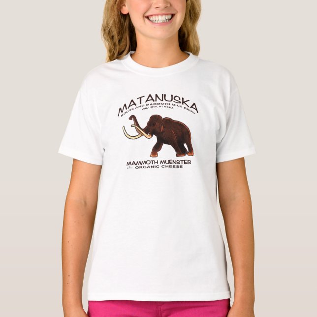Matanuska Mammoth Muenster Cheese T-Shirt (Front)