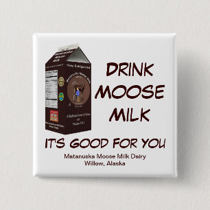 Matanuska Moose Milk 15 Cm Square Badge
