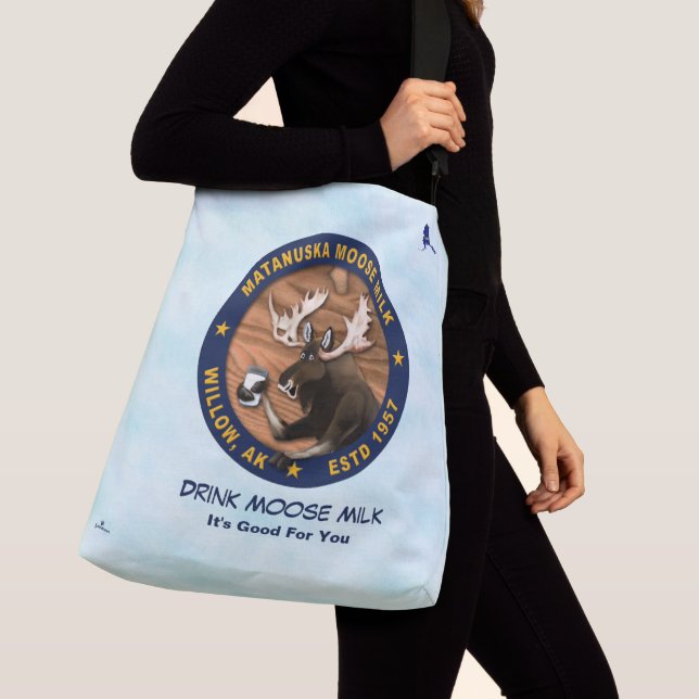 Matanuska Moose Milk Crossbody Bag (Close Up)