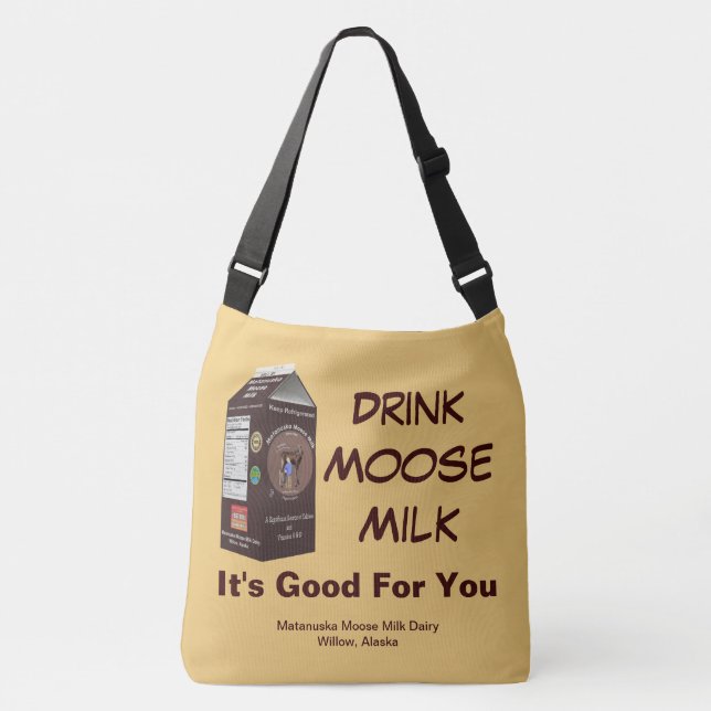 Matanuska Moose Milk Crossbody Bag (Front)