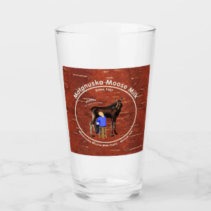 Matanuska Moose Milk Glass