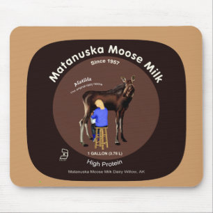 Matanuska Moose Milk Mouse Mat