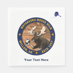 Matanuska Moose Milk Napkin