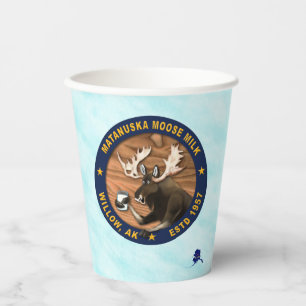 Matanuska Moose Milk Paper Cups
