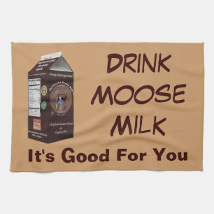 Matanuska Moose Milk Tea Towel