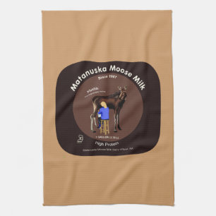 Matanuska Moose Milk Tea Towel