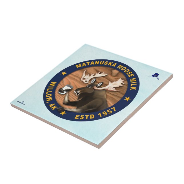 Matanuska Moose Milk Tile (Side)