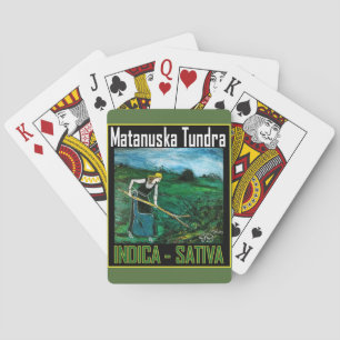 MATANUSKA TUNDRA INDICA SATIVA PLAYING CARDS