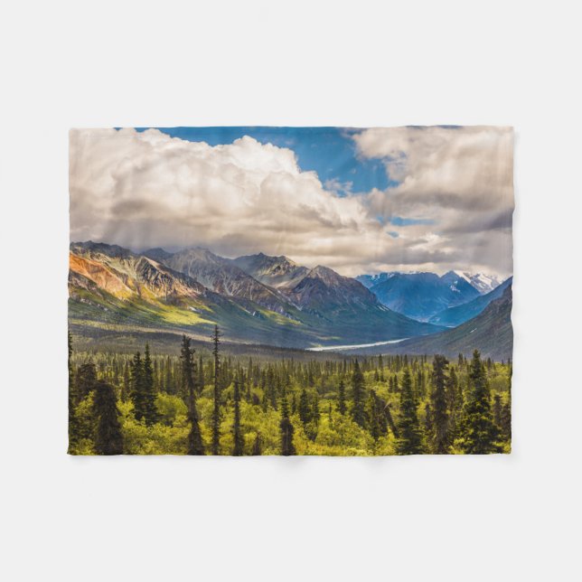 Matanuska valley, southcentral Alaska #2 Fleece Blanket (Front (Horizontal))