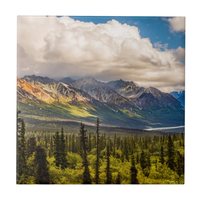 Matanuska valley, southcentral Alaska #2 Tile (Front)