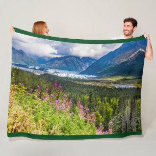 Matanuska Valley, Southcentral Alaska Fleece Blanket