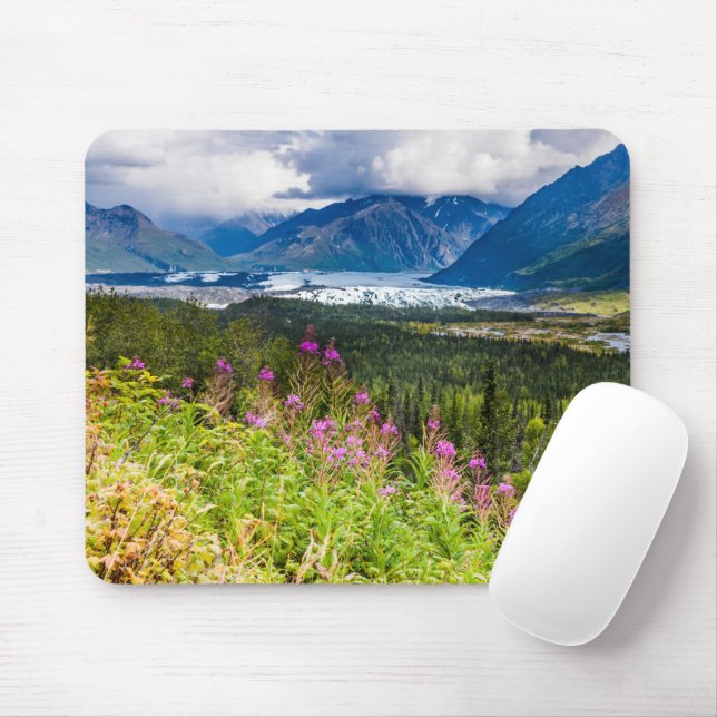 Matanuska Valley, Southcentral Alaska Mouse Mat (With Mouse)