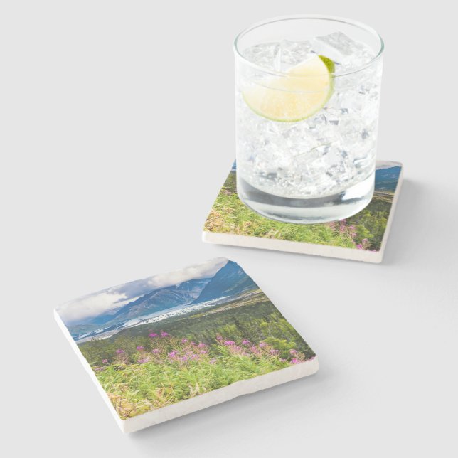 Matanuska Valley, Southcentral Alaska Stone Coaster (Side)