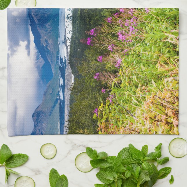 Matanuska Valley, Southcentral Alaska Tea Towel (Folded)