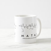Matas peptide name mug (Front Right)