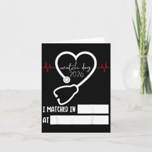 Match Day 2026 Future Doctor Physician Residency F Card