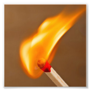 Match Fire Photo Print