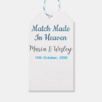 Match made in heaven blue black couple name date
