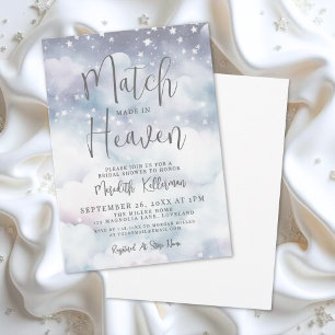 Match Made In Heaven Bridal Shower Invitation