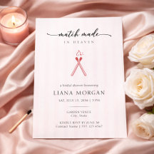 Match Made in Heaven Romantic Bridal Shower