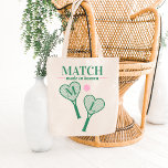 Match Made in Heaven Tennis Bachelorette Bride Tote Bag<br><div class="desc">Looking for the perfect accessory for the tennis-themed bachelorette party? Look no further than our "Match Made in Heaven" tennis bachelorette bride tote bag! This stylish and practical tote bag is the perfect match for any tennis-loving bride-to-be. Crafted with high-quality materials, our tote bag is both durable and stylish. The...</div>