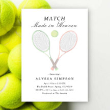 Match Made in Heaven Tennis Bridal Shower