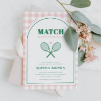 Match Made in Heaven Tennis Bridal Shower