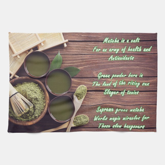 Match Poem Tea Towel (Horizontal)