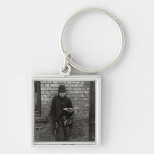 Match-Seller. c.1900 Key Ring