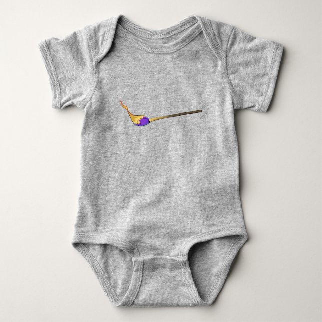 Match Stick Baby Bodysuit (Front)