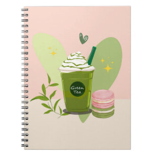 Matcha and Macarons Notebook
