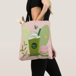 Matcha and Macarons Tote Bag