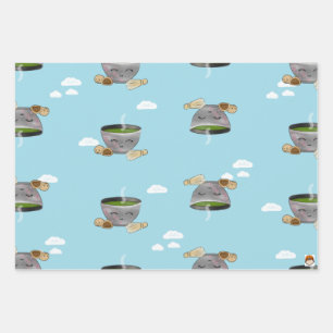 Matcha and Mochi wrapping paper