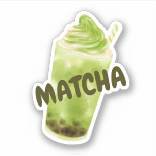 Matcha boba green tea