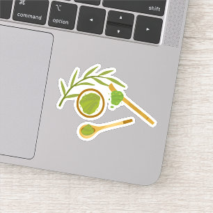 Matcha boba green tea, matcha powder