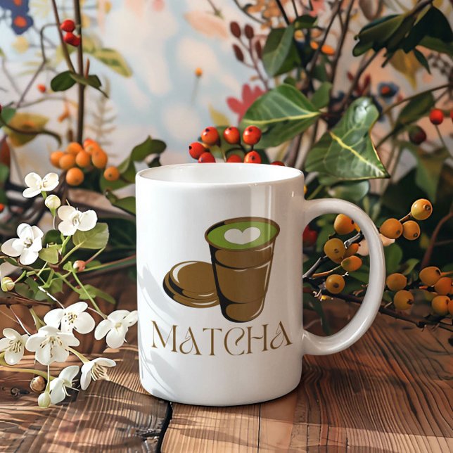 Matcha Boba Tea Coffee Mug (Creator Uploaded)