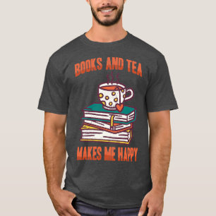 Matcha Books Tea Makes Me Happy 2 T-Shirt