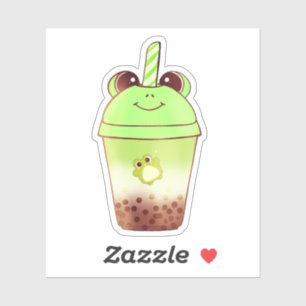 Matcha Bubble Tea Milk Tea Frog 