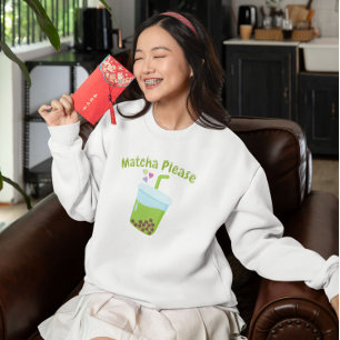 Matcha Bubble Tea Sweatshirt