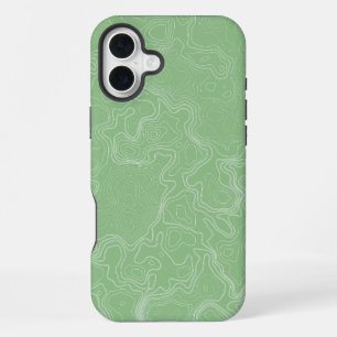 Matcha Contour Flow iPhone 16 Plus Case