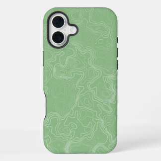 Matcha Contour Flow iPhone 16 Plus Case
