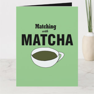 Matcha Green Tea Greeting Card