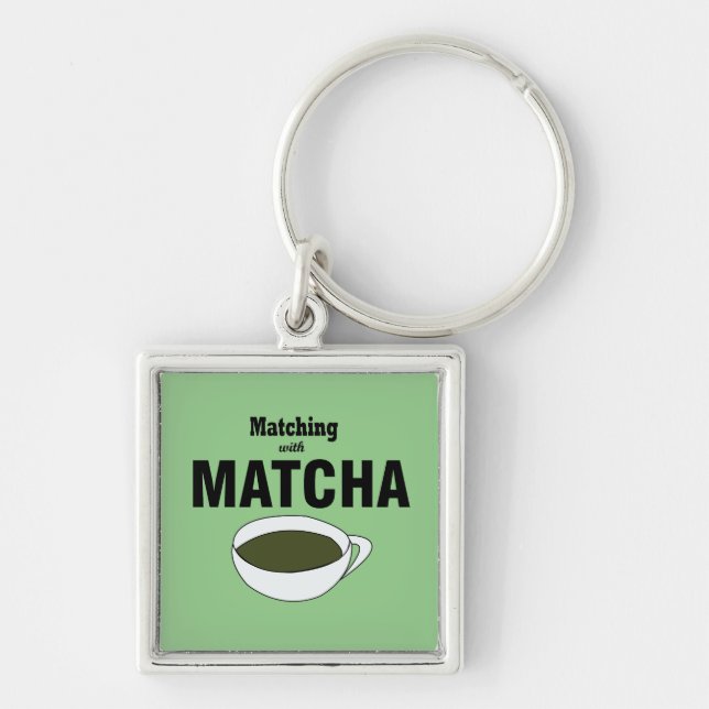 Matcha Green Tea Key Ring (Front)
