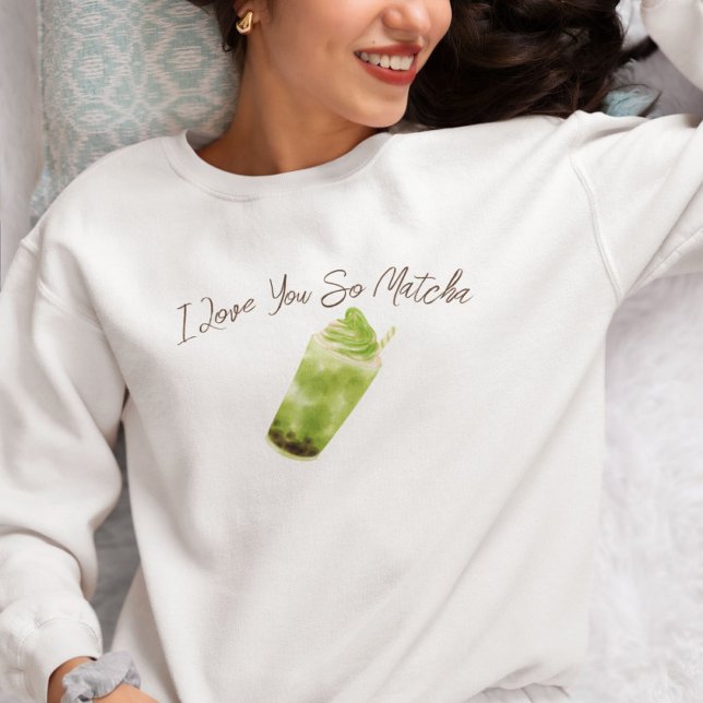Matcha Green Tea Personalised Sweatshirt (Creator Uploaded)