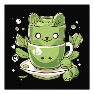 matcha green tea photo print