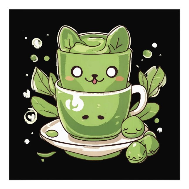 matcha green tea photo print (Front)
