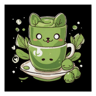 matcha green tea poster