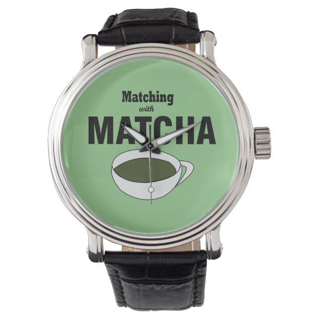 Matcha Green Tea Watch (Front)