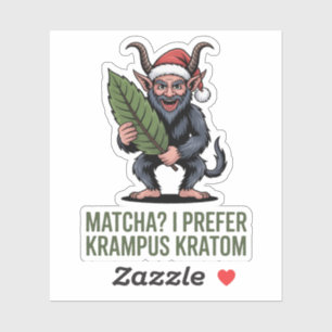 Matcha? I Prefer Krampus Kratom Funny Christmas 
