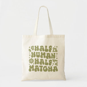 Matcha latte funny quotes preppy aesthetic tote bag